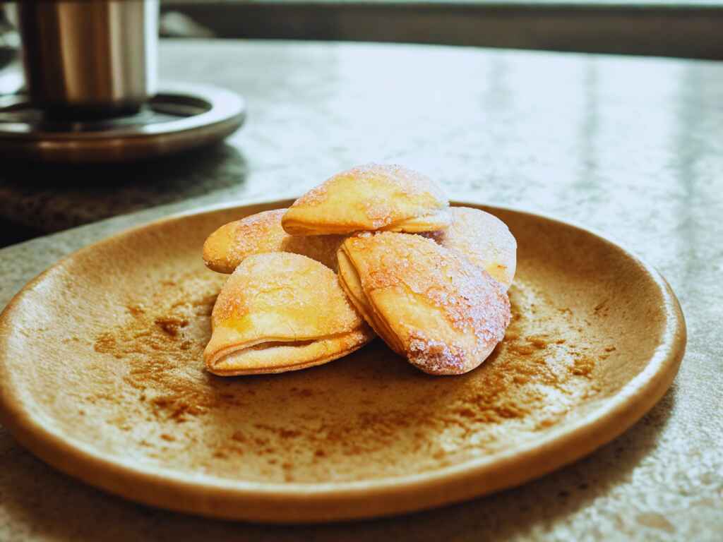 Ciasteczko kruche z jabłkami